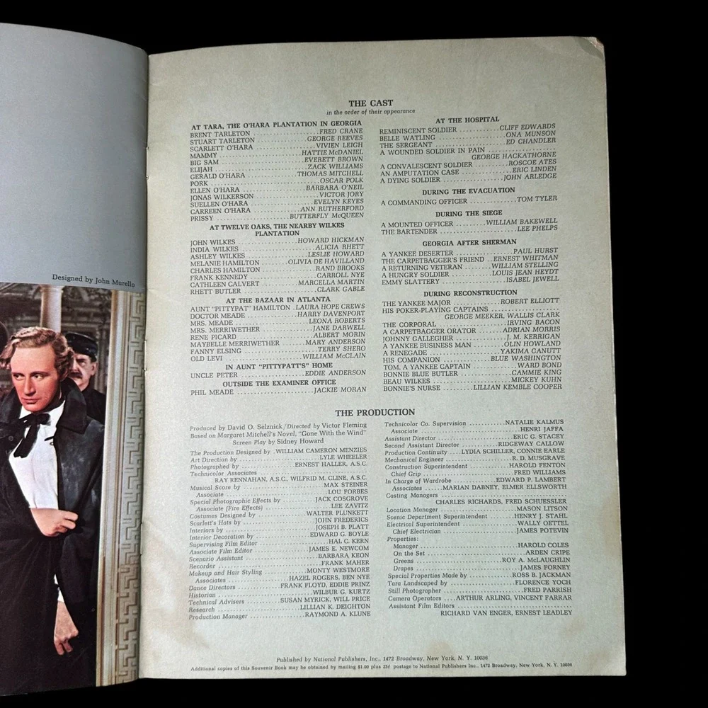 Vintage 1967 The Story of Gone With The Wind Souvenir Program MGM Movie Book